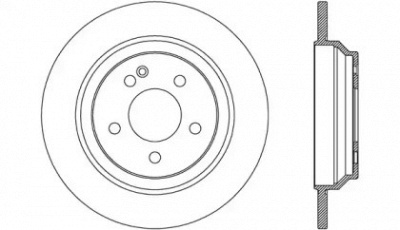 OPEN PARTS bda277810 -  Тормозной диск